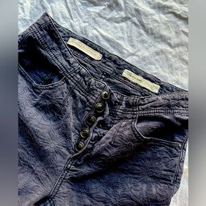 ANTHROPOLOGIE PILCRO BLACK HIGH RISE SKINNY JEAN SIZE 29